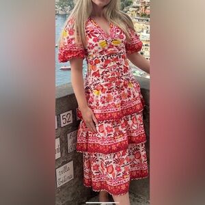 Farm Rio Tiered Dress